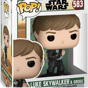 Funko Pop Star Wars Luke Skywalker & Grogu Vinyl Figure